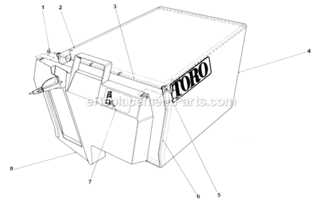 Page I Diagram and Parts List for 20680 3000001-3999999 Toro Lawn Mower