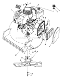 Engine Assembly Diagram and Parts List for 20680 4000001-4999999 - 1984 Toro Lawn Mower