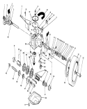 Gear Case Assembly Diagram and Parts List for 20684C 9000001-9999999 - 1989 Toro Lawn Mower
