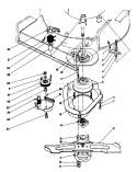 Blade Brake Clutch Assembly Diagram and Parts List for 20684 4000001-4999999 - 1984 Toro Lawn Mower