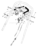 Traction Control Assembly Diagram and Parts List for 20684 4000001-4999999 - 1984 Toro Lawn Mower
