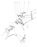 Side Discharge Chute Diagram and Parts List for 20684 5000001-5999999 - 1985 Toro Lawn Mower