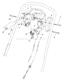 Traction Control Assembly Diagram and Parts List for 20684 6000001-6999999 - 1986 Toro Lawn Mower