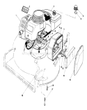 Engine Assembly Diagram and Parts List for 20684 6000001-6999999 - 1986 Toro Lawn Mower