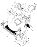 Housing Assembly Diagram and Parts List for 20684 7000001-7999999 - 1987 Toro Lawn Mower