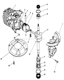 Page E Diagram and Parts List for 20684 7000001-7999999 - 1987 Toro Lawn Mower
