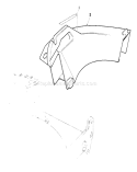 Side Discharge Chute Diagram and Parts List for 20684 8000001-8999999 - 1988 Toro Lawn Mower