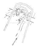 Traction Control Assembly Diagram and Parts List for 20684 8000001-8999999 - 1988 Toro Lawn Mower