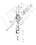Carburetor Assembly Diagram and Parts List for 20684 8000001-8999999 - 1988 Toro Lawn Mower