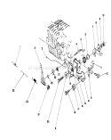 Governor Assembly Diagram and Parts List for 20684 8000001-8999999 - 1988 Toro Lawn Mower