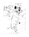 Handle Assembly Diagram and Parts List for 20690 8000001-8999999 - 1978 Toro Lawn Mower
