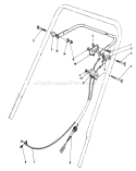 Traction Control Assembly Diagram and Parts List for 20692C 8000001-8999999 - 1988 Toro Lawn Mower