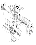 Gear Case Assembly Diagram and Parts List for 20692C 9000001-9999999 - 1989 Toro Lawn Mower