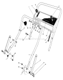 Handle Assembly Diagram and Parts List for 20692C 9000001-9999999 - 1989 Toro Lawn Mower