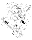 Housing Assembly Diagram and Parts List for 20692C 9000001-9999999 - 1989 Toro Lawn Mower