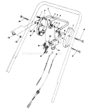 Traction Control Assembly Diagram and Parts List for 20695 7000001-7999999 - 1987 Toro Lawn Mower