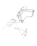 Side Discharge Chute Diagram and Parts List for 20695 8000001-8999999 - 1988 Toro Lawn Mower