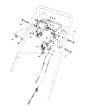 Traction Control Assembly Diagram and Parts List for 20695 8000001-8999999 - 1988 Toro Lawn Mower