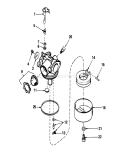 Carburetor Assembly Diagram and Parts List for 20695 8000001-8999999 - 1988 Toro Lawn Mower
