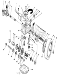 Gear Case Assembly Diagram and Parts List for 20695 8000001-8999999 - 1988 Toro Lawn Mower