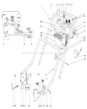 Part Location Diagram of 25-0100 Toro Wiring Harness