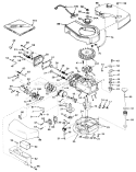 Page E Diagram and Parts List for 20506 6000001-6999999 - 1976 Toro Lawn Mower