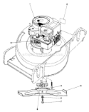 Engine Assembly Diagram and Parts List for 20698 1000001-1999999 - 1981 Toro Lawn Mower