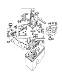 Carburetor Assembly Diagram and Parts List for 20698 8000001-8999999 - 1978 Toro Lawn Mower
