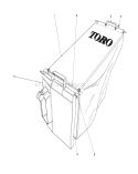 Part Location Diagram of 33-2390 Toro Handle Bag