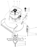 Engine Assembly Diagram and Parts List for 20700 0000001-0999999 - 1980 Toro Lawn Mower