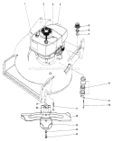 Engine Assembly Diagram and Parts List for 20700 9000001-9999999 - 1979 Toro Lawn Mower