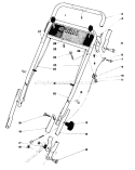 Part Location Diagram of 38-4650 Toro Upper Handle
