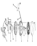 Rewind Starter Diagram and Parts List for 20705 0000001-0999999 - 1980 Toro Lawn Mower