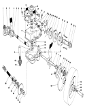 Part Location Diagram of 29-9400 Toro Gear Case Assembly Complete