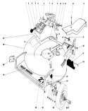 Part Location Diagram of 29-4880 Toro Housing