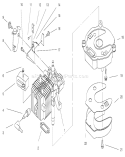 Part Location Diagram of 93-4343 Toro Muffler Baffle