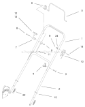 Part Location Diagram of 115-0995 Toro Washer
