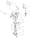 Carburetor Assembly Diagram and Parts List for 20710 7000001-7999999 - 1997 Toro Lawn Mower
