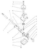 Gear Case Assembly Diagram and Parts List for 20711 8900001-89999999 - 1998 Toro Lawn Mower