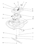 Engine Assembly Diagram and Parts List for 20711 8900001-89999999 - 1998 Toro Lawn Mower