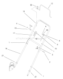 Part Location Diagram of 94-6099-03 Toro Bail-Brake
