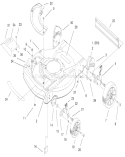 Housing Assembly Diagram and Parts List for 20712 7900001-7999999 - 1997 Toro Lawn Mower