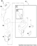Page F Diagram and Parts List for 20712 7900001-7999999 - 1997 Toro Lawn Mower