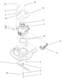 Part Location Diagram of 99-8125 Toro Decal-Recoil,4 Cycle