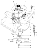 Engine Assembly Diagram and Parts List for 20715 0000001-0999999 - 1980 Toro Lawn Mower