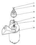 Starter Motor Diagram and Parts List for 20715 2000001-2999999 - 1982 Toro Lawn Mower
