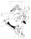 Housing Assembly Diagram and Parts List for 20715 2000001-2999999 - 1982 Toro Lawn Mower