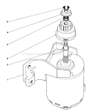Starter Motor Diagram and Parts List for 20715 3000001-3999999 - 1983 Toro Lawn Mower