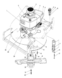 Engine Assembly Diagram and Parts List for 20715 3000001-3999999 - 1983 Toro Lawn Mower