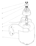 Starter Assembly Diagram and Parts List for 20715 4000001-4999999 - 1984 Toro Lawn Mower